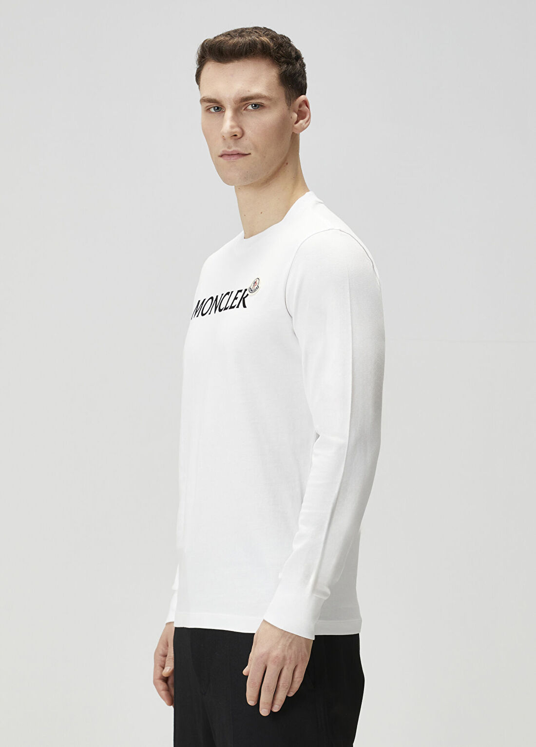 Moncler Beyaz Uzun Kollu T-shirt görsel 3