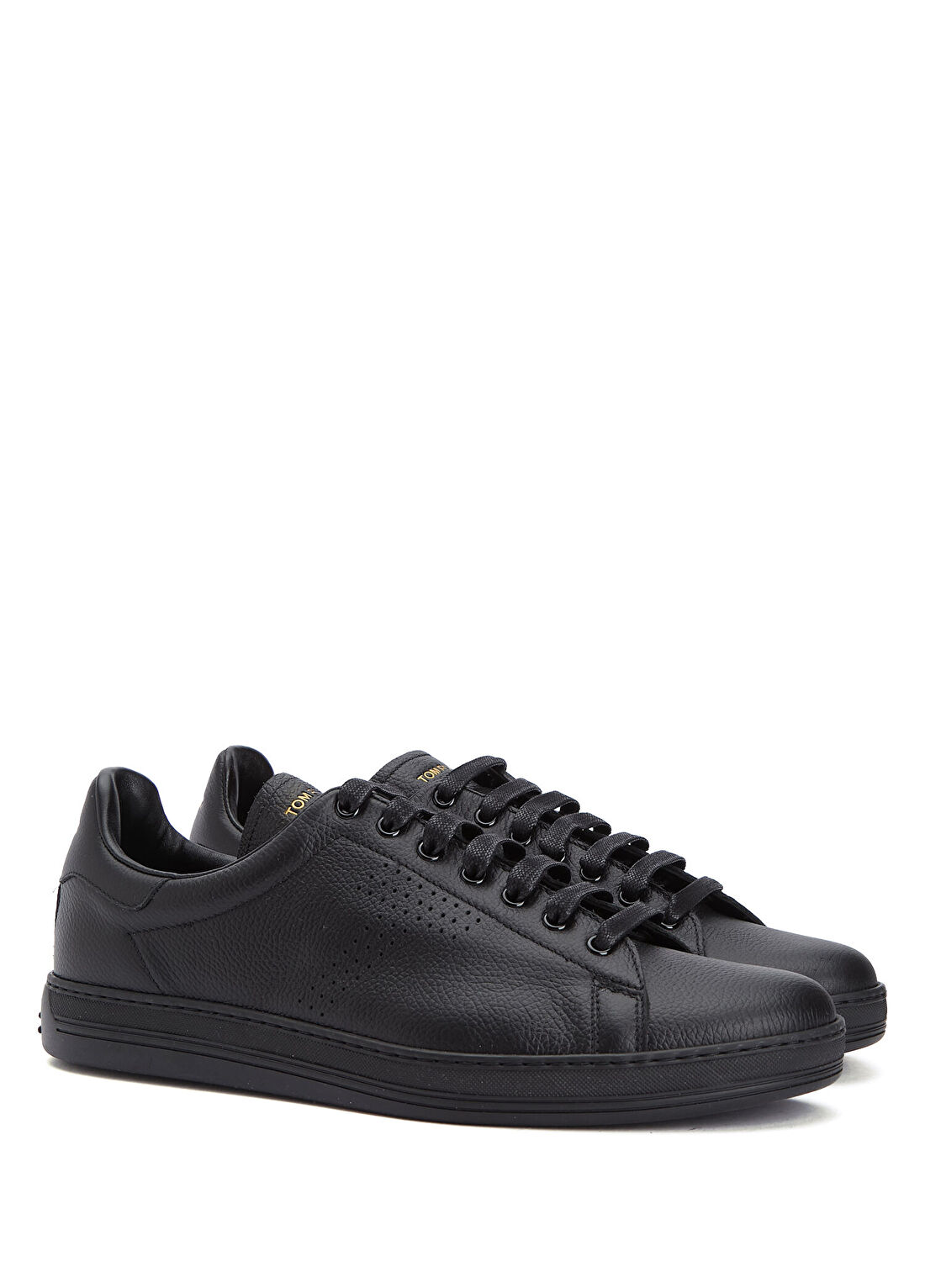 Tom Ford Warwick Siyah Erkek Deri Sneaker görsel 2