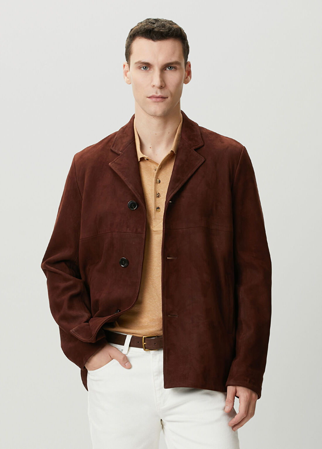 Paul Smith Kahverengi Süet Ceket