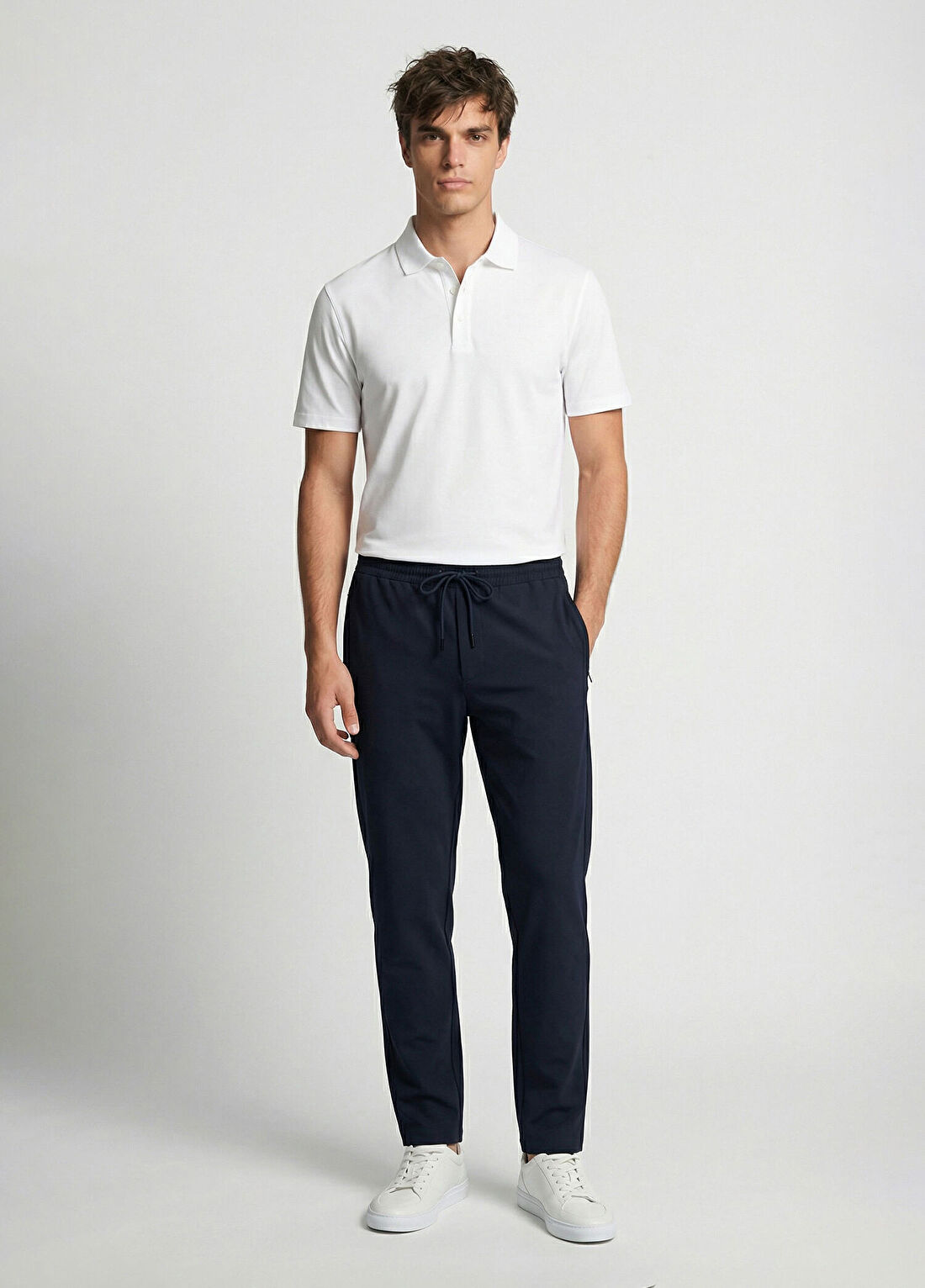 Network Lacivert Jogger Model Teknik Kumaş Eşofman