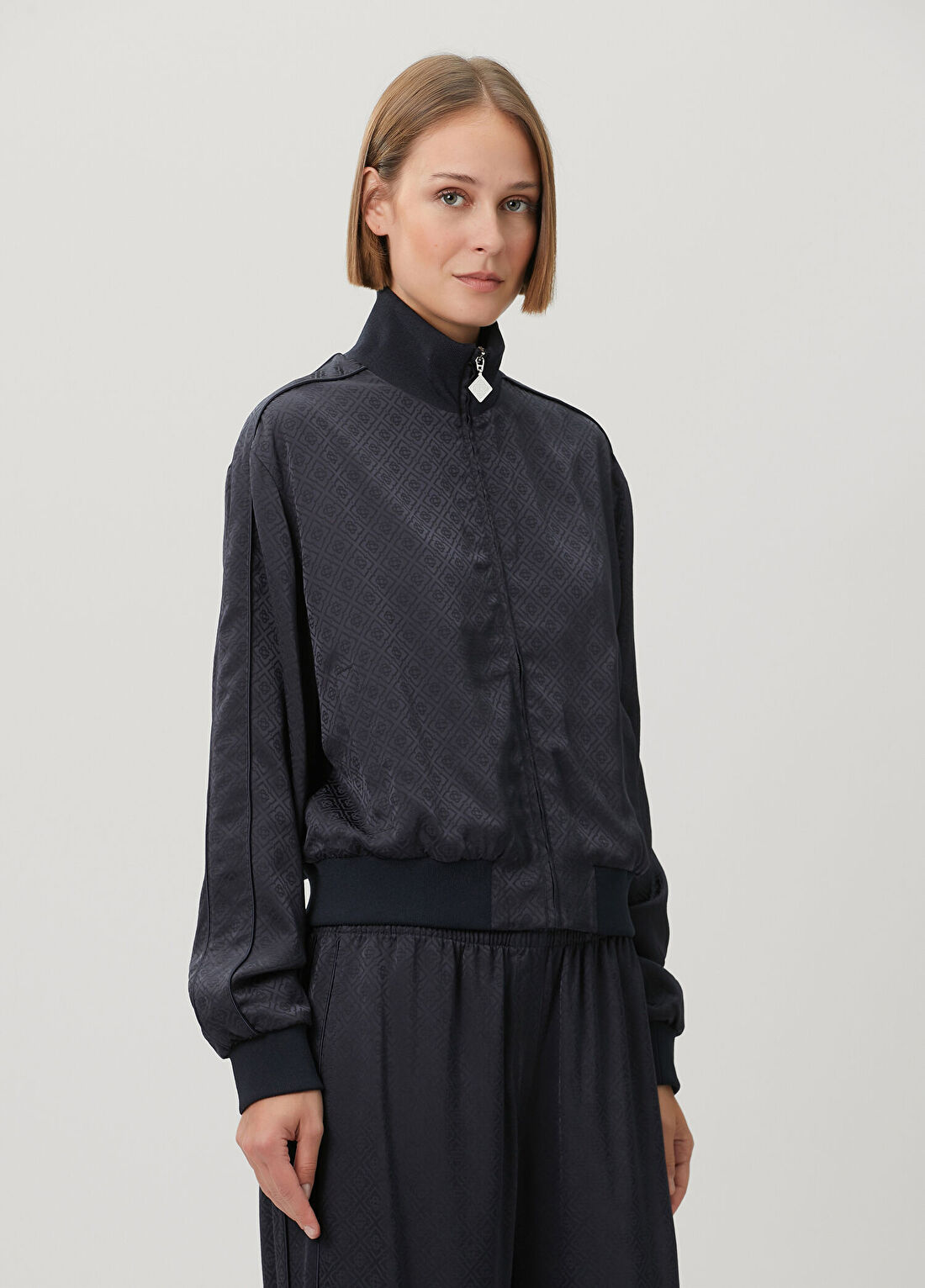 Casablanca Lacivert Monogram Ceket görsel 3