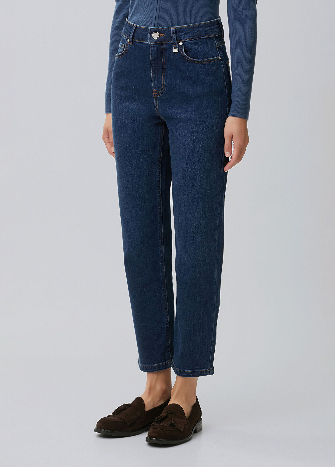 Network İndigo Slim Fit Denim Pantolon görsel 2