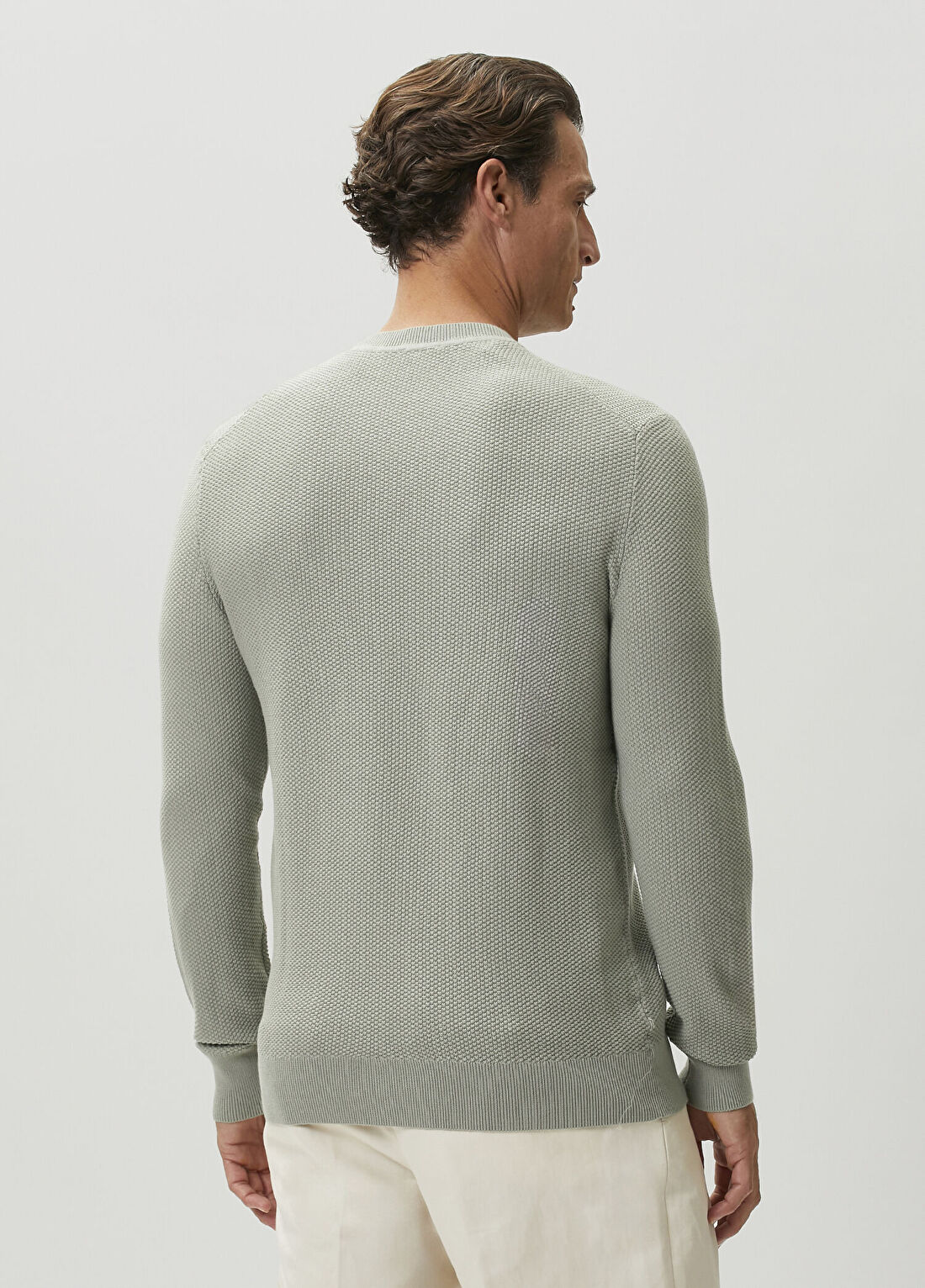 Calvin Klein Bej Triko görsel 4