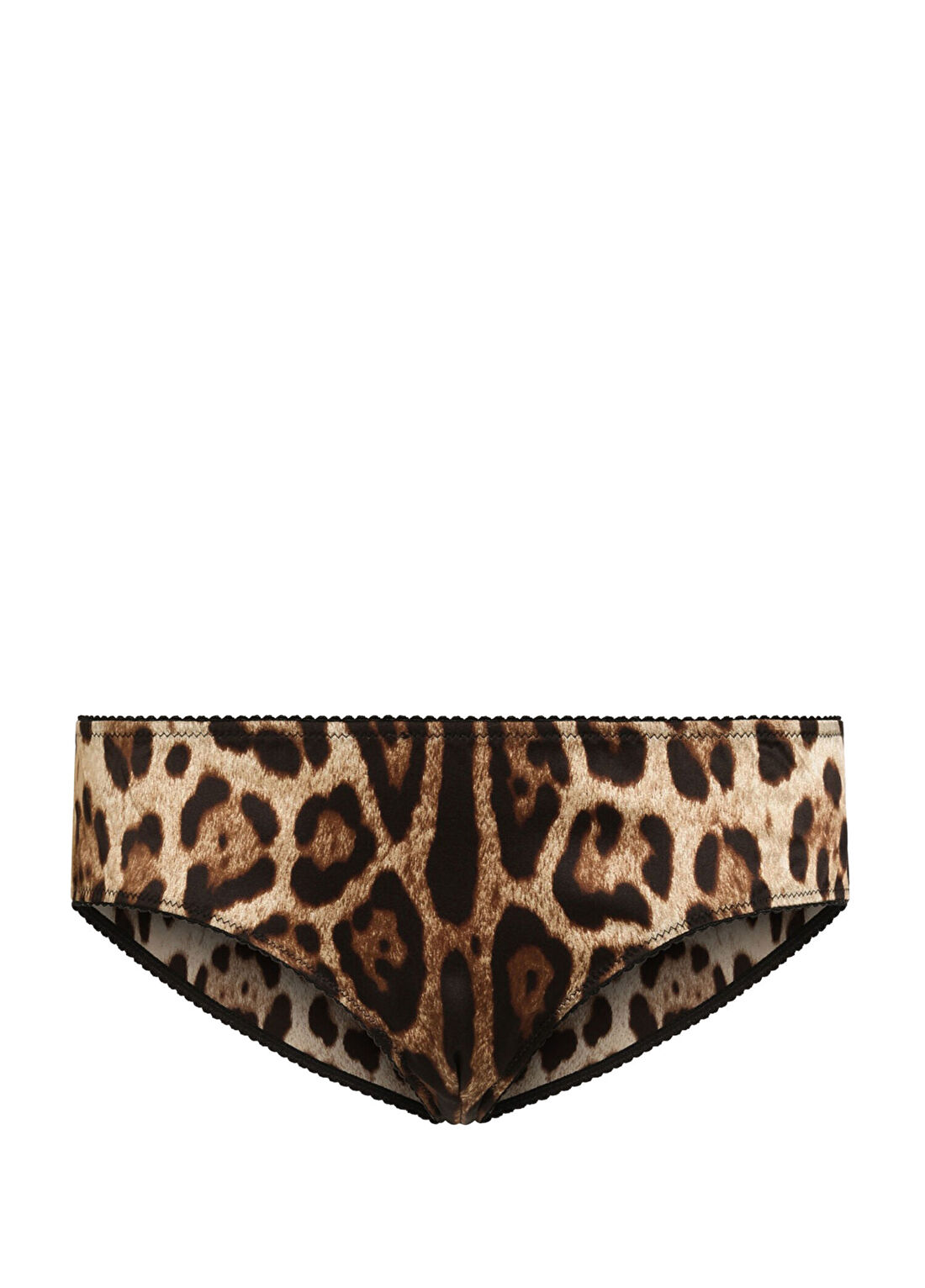 Dolce&Gabbana Leopar Desenli İpek Külot