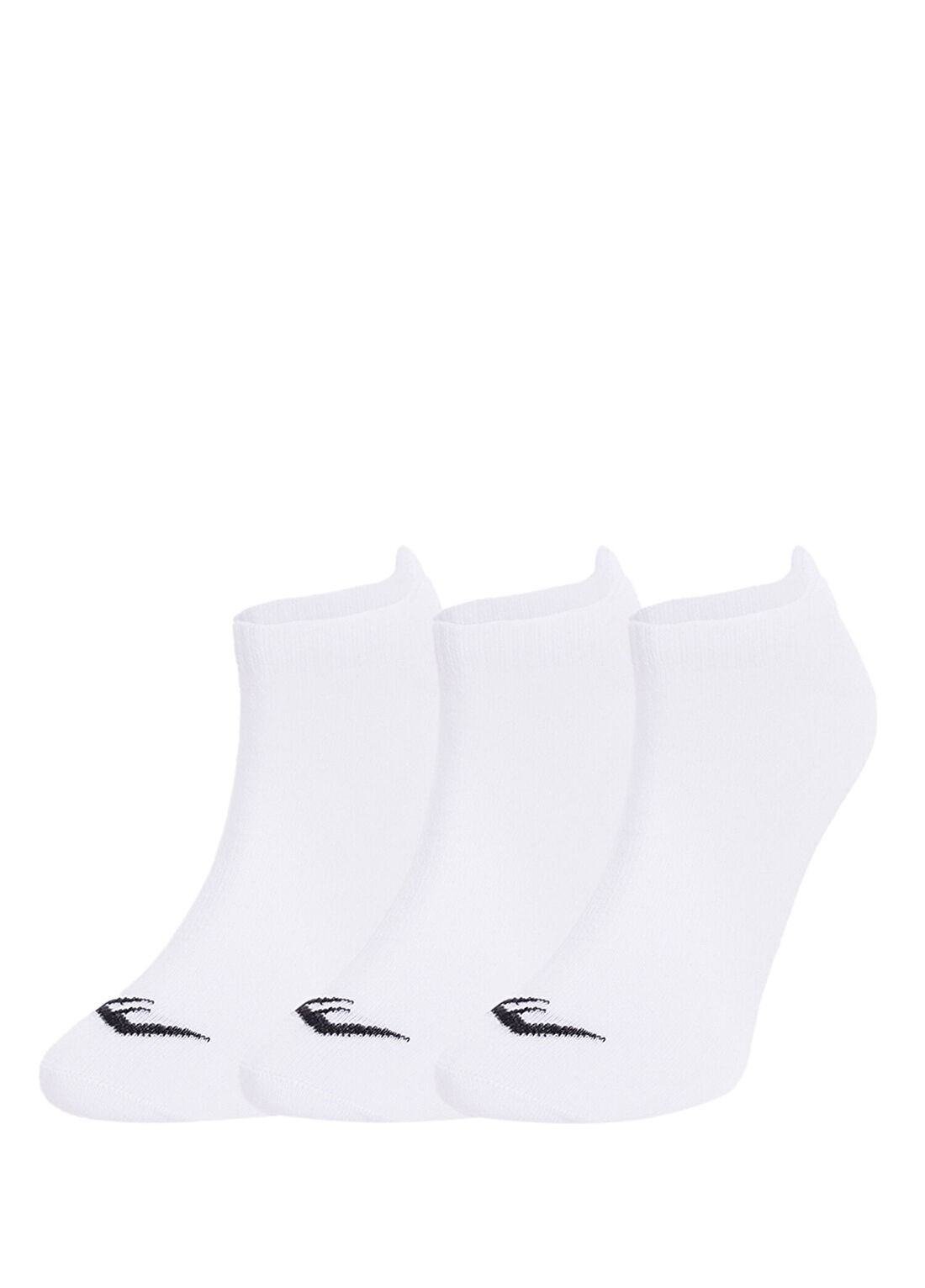 Everlast Econ 3'lü Beyaz Unisex Patik Çorap
