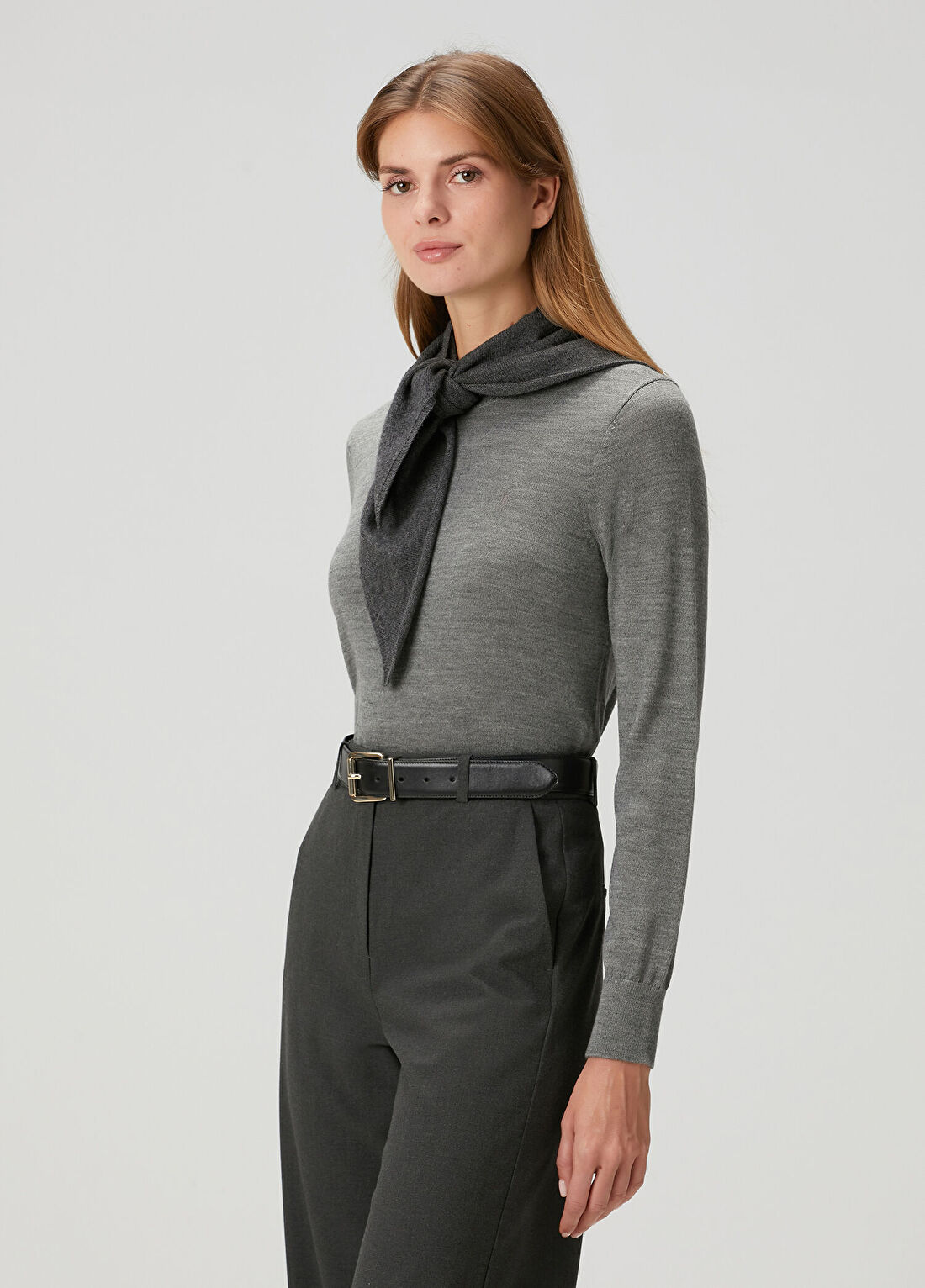 Polo Ralph Lauren Gri Yün Triko
