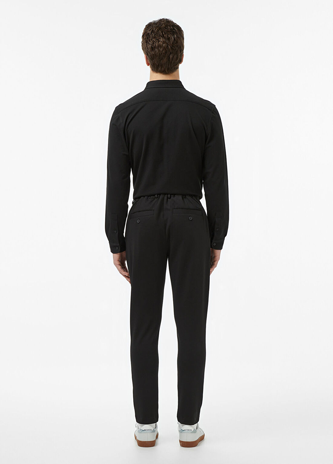 Lacoste Siyah Regular Fit Erkek Klasik Pantolon görsel 2