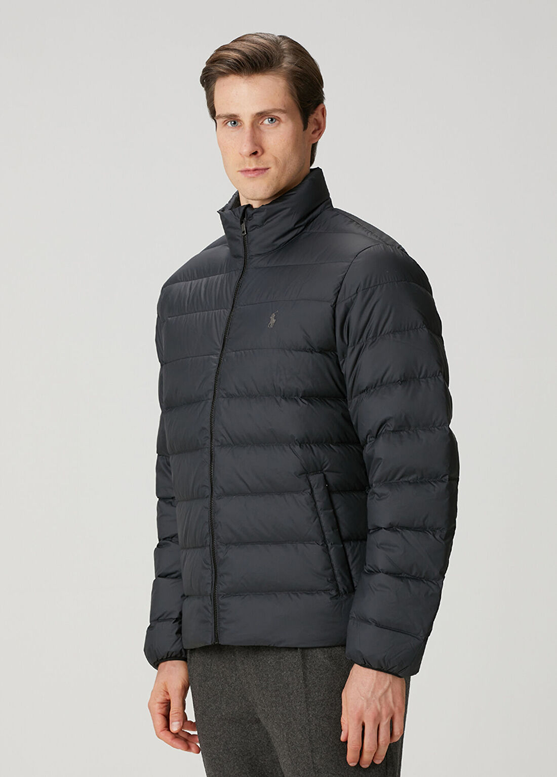 Polo Ralph Lauren Siyah Puff Mont görsel 3