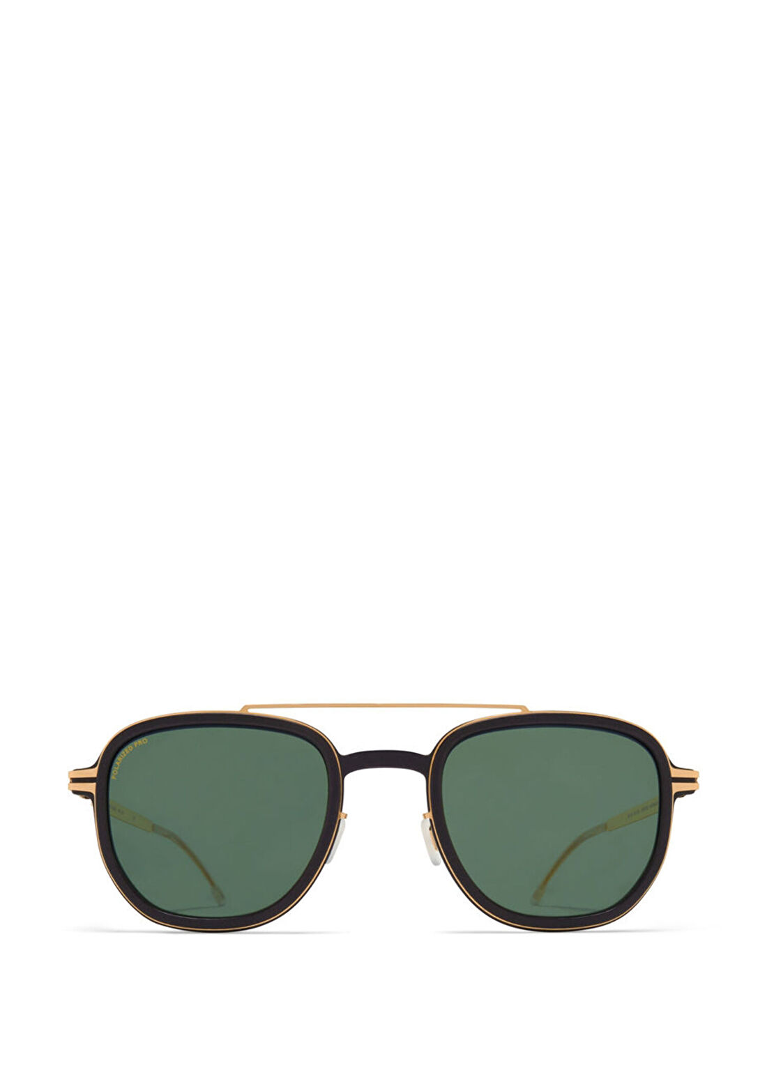 Mykita Mylon Alder 585 Pitch Black Glossy Gold Metal Unisex Güneş Gözlüğü