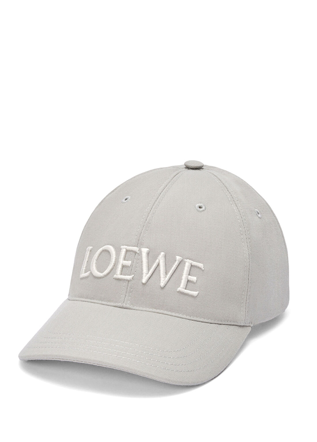 Loewe Açık Gri Logo Nakışlı Şapka