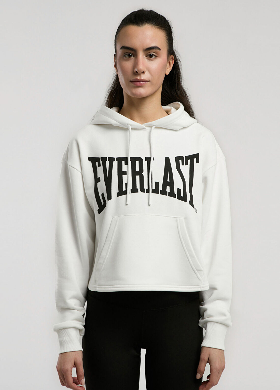 Everlast Classics Wmn Beyaz Kapüşonlu Kadın Sweatshirt