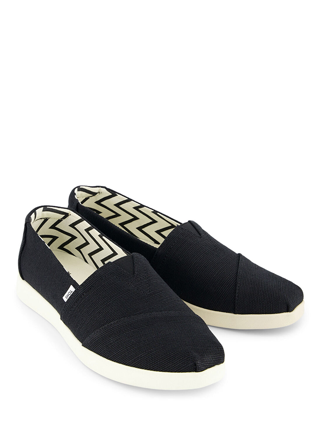 Toms Alpargata Plus Heritage Siyah Canvas Kadın Espadril görsel 3
