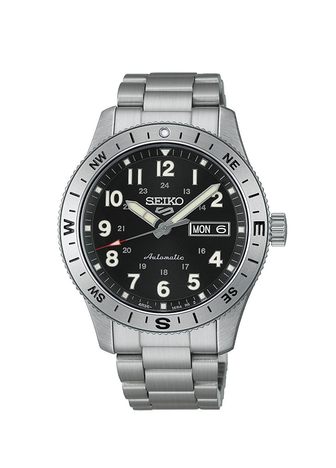 Seiko HDB006K1 5 Sports Metalik Gri Çelik Erkek Kol Saati