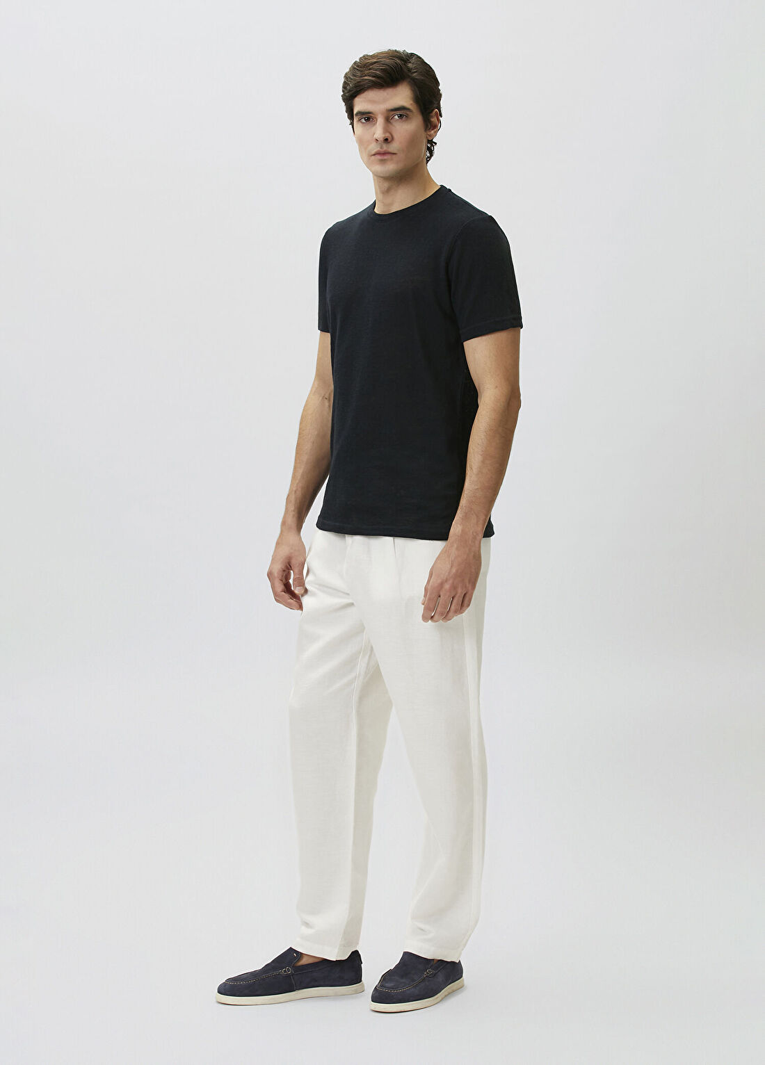 Network Lacivert Basic T-shirt görsel 2