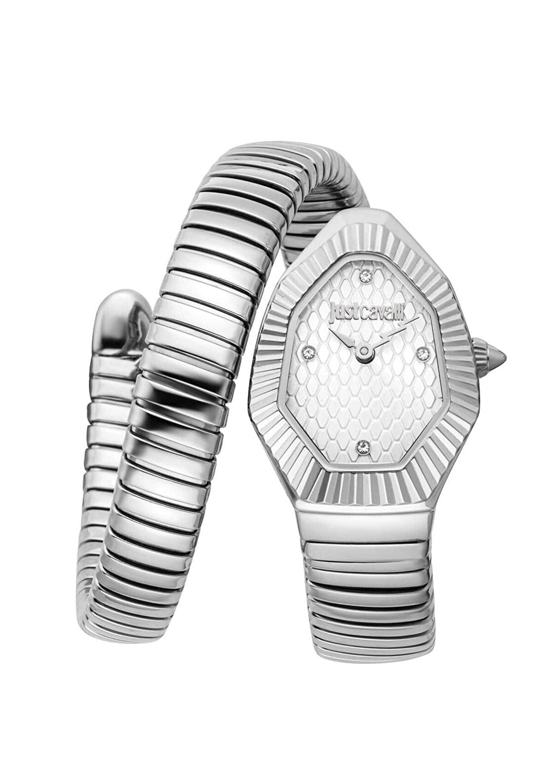 Just Cavalli JC1L430M0015 Ondina Metalik Gri Çelik Kadın Kol Saati