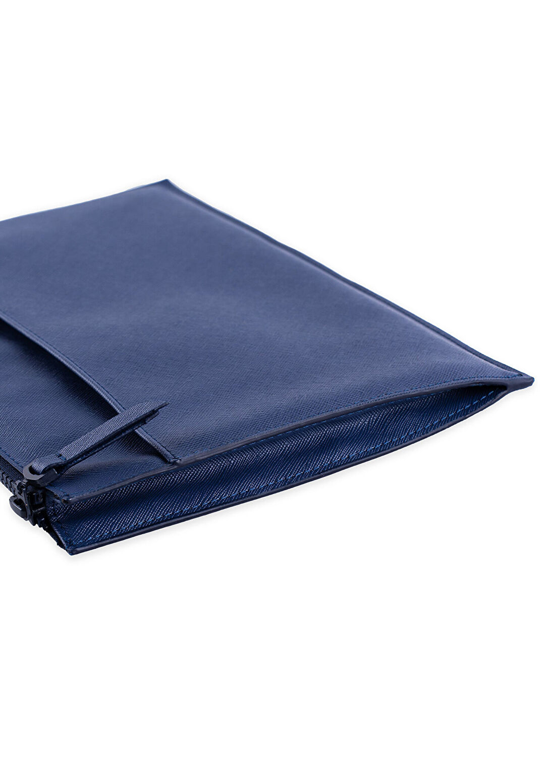 Pack'n Travel Lacivert Deri Unisex Clutch El Çantası görsel 3