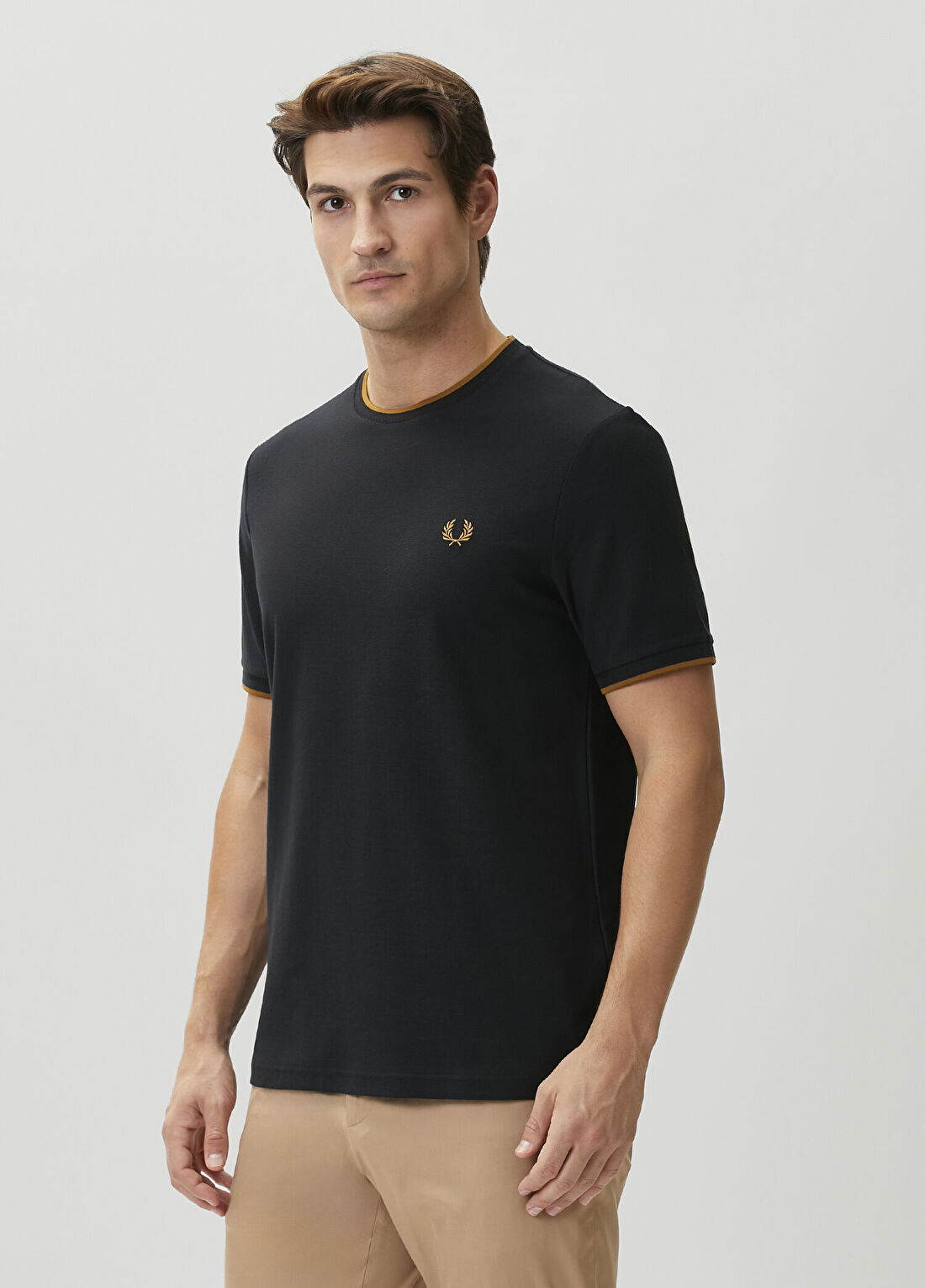 Fred Perry Siyah Pike T-shirt görsel 3
