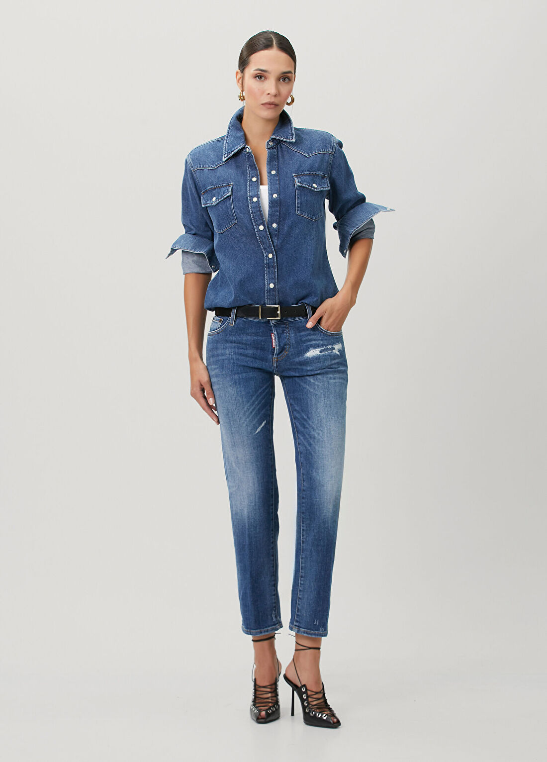 Dsquared2 Koyu Mavi Jean Pantolon
