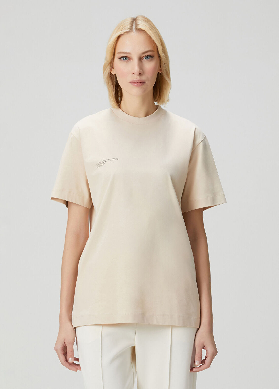 Pangaia Bej T-shirt