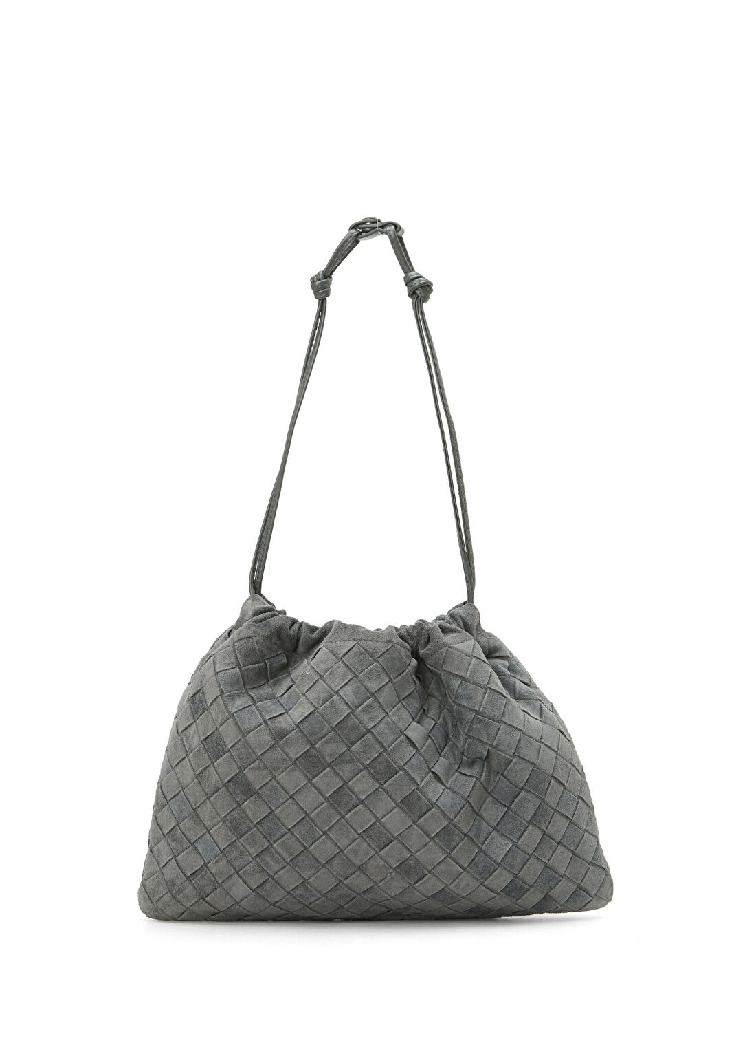 Bottega Veneta Gri Kadın Süet Çanta görsel 4
