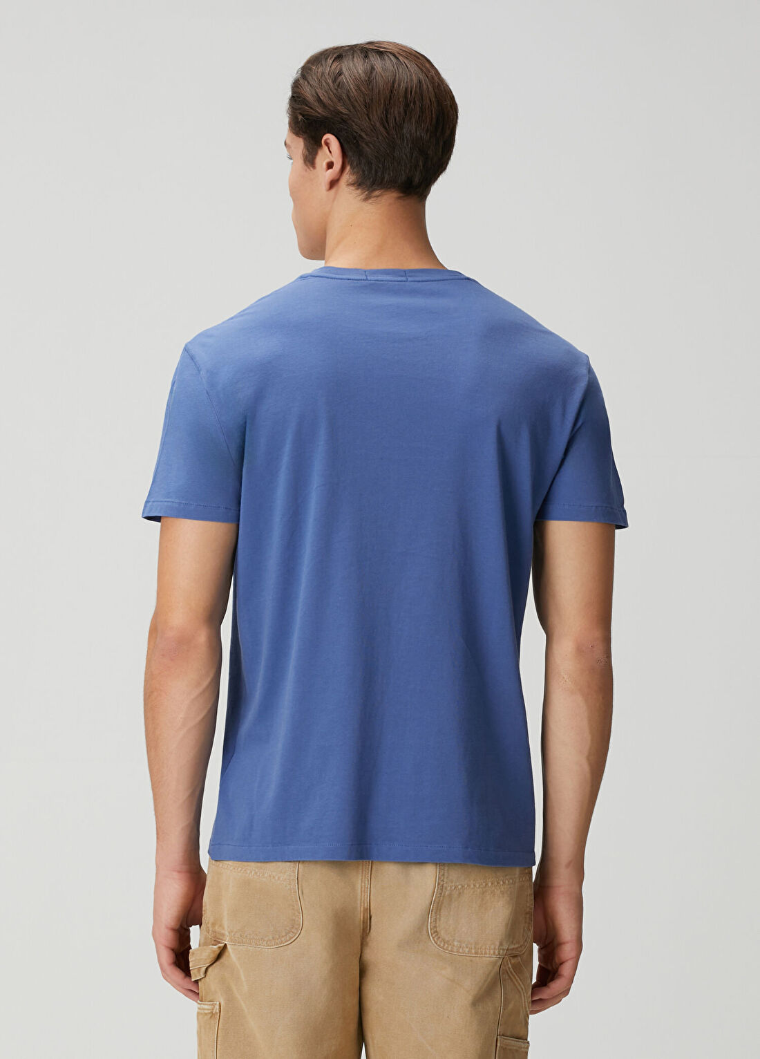 Polo Ralph Lauren Lacivert Manzara Baskılı Logo Detaylı T-shirt görsel 4