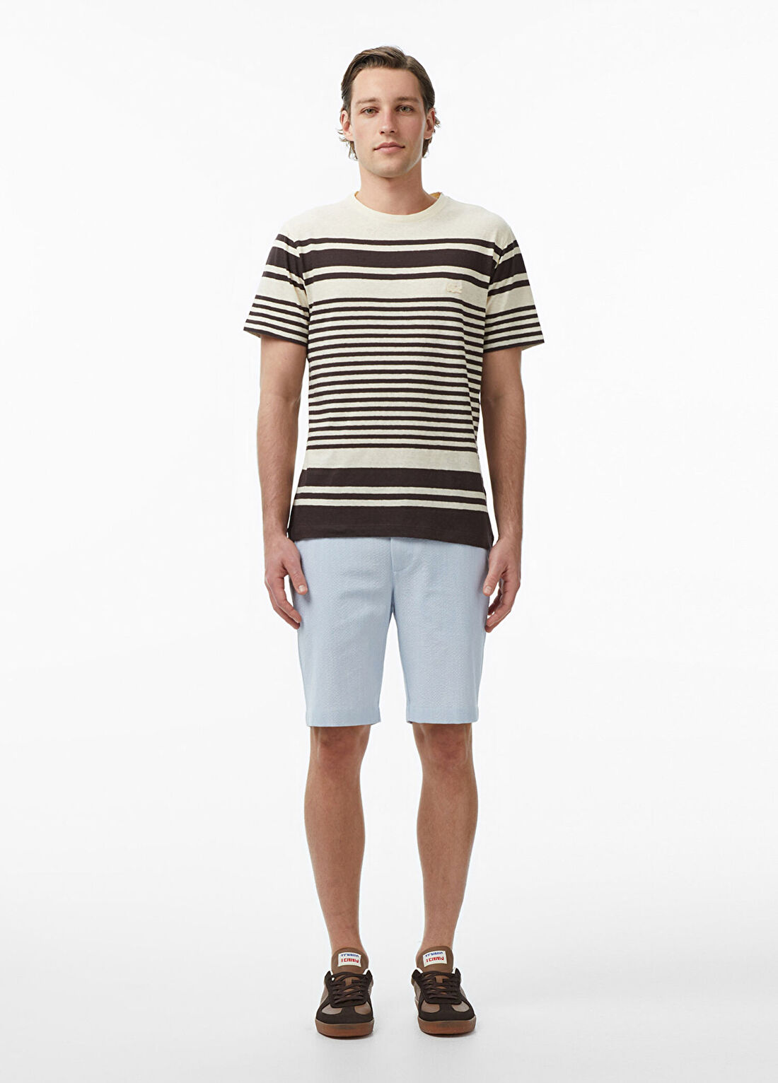 Lacoste Mavi Tapered Fit Erkek Bermuda Şort