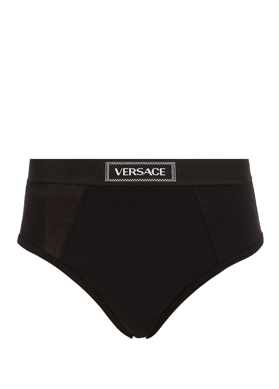 Versace Siyah Logo Bantlı Kadın Külot