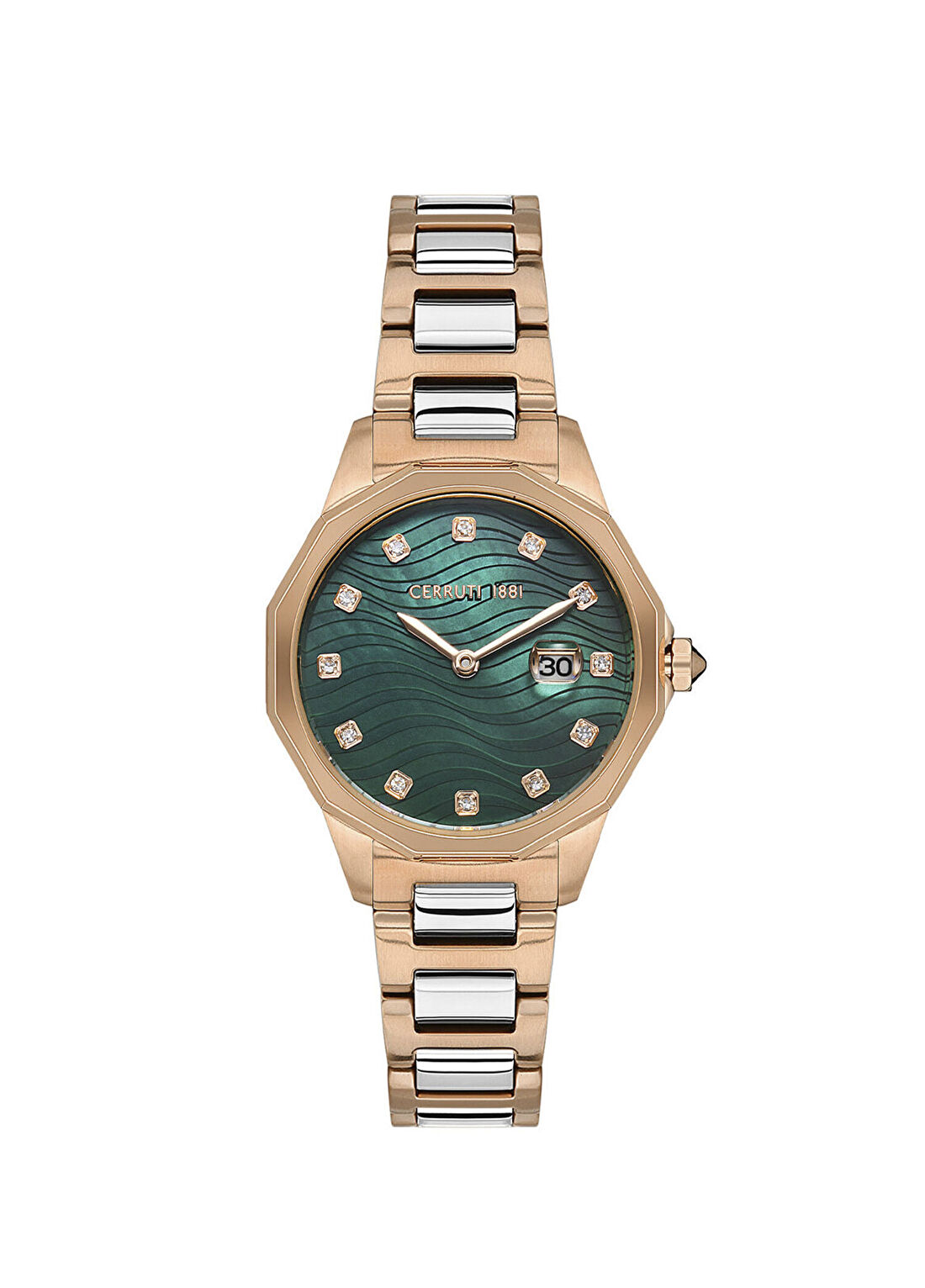 Cerruti 1881 CIWLG2232402 Rose Gold Metalik Gri Kadın Kol Saati