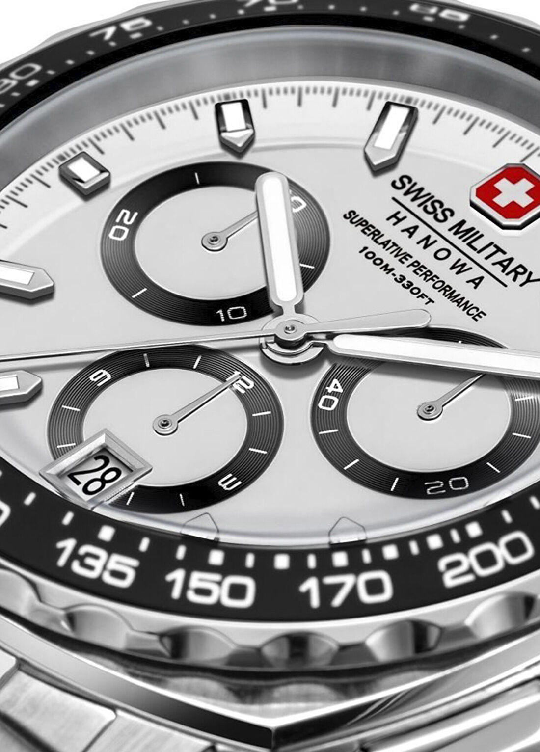 Swiss Military Hanowa SMWGI0006801 Gri Çelik Erkek Kol Saati görsel 4