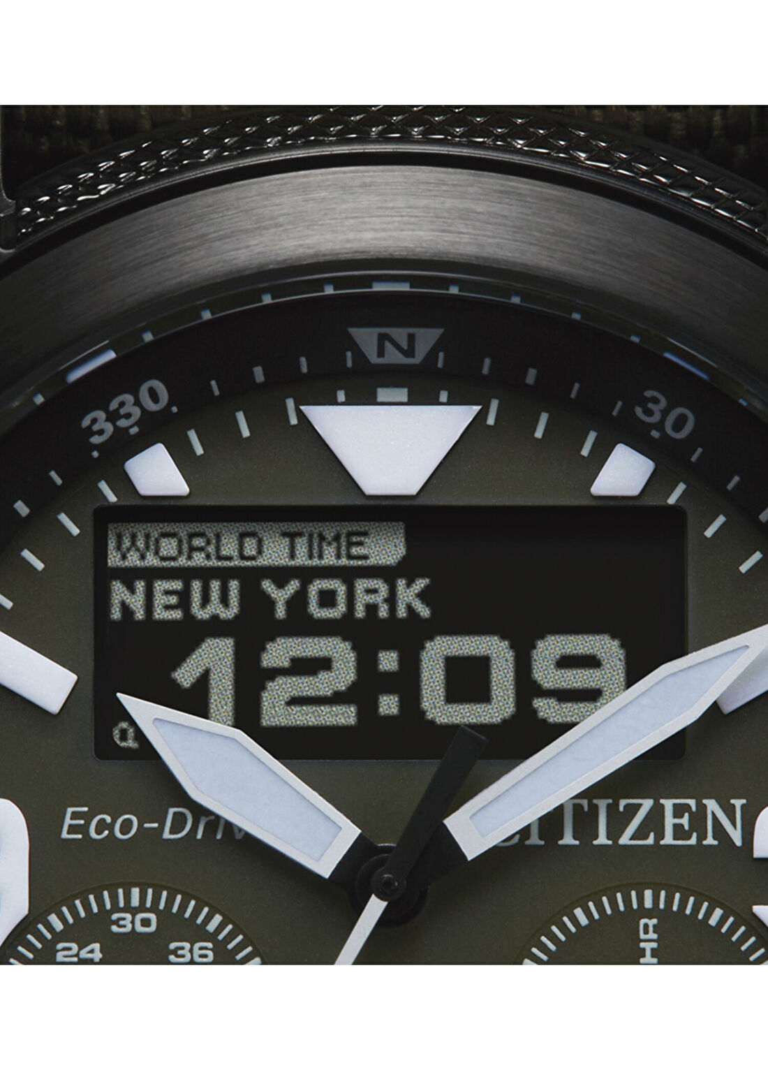 Citizen JV1005-02W Yeşil Unisex Kol Saati görsel 4