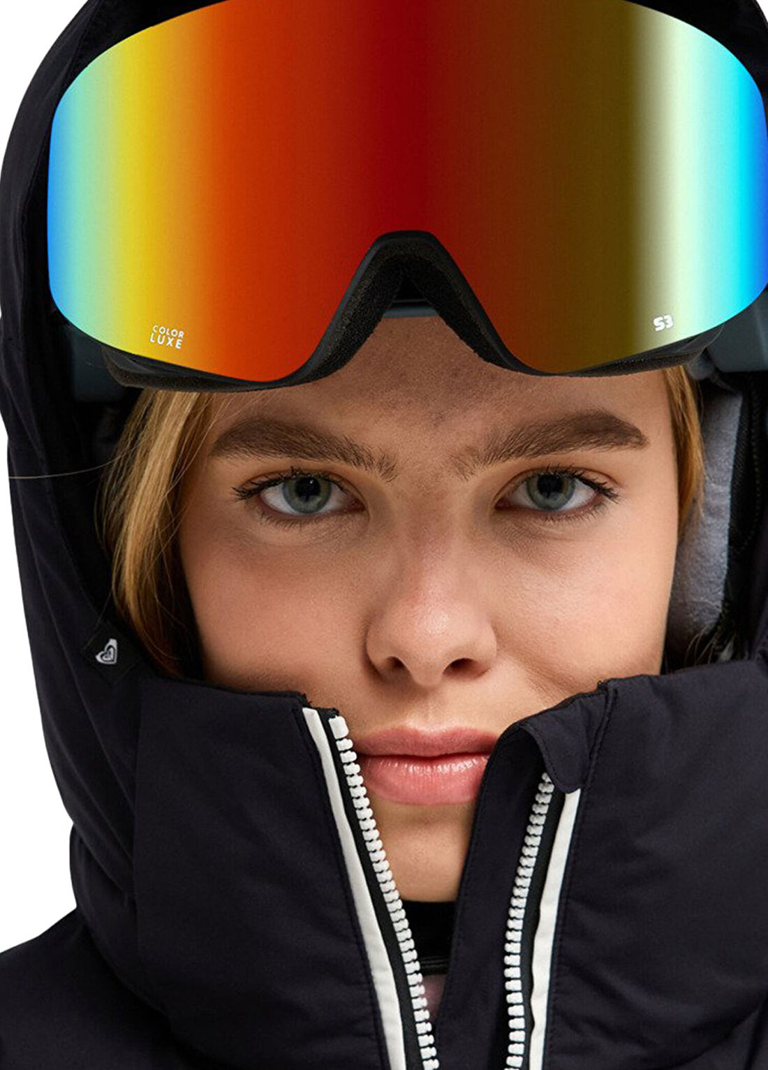 Roxy Snowdrift Siyah Kadın Snowboard Montu görsel 4