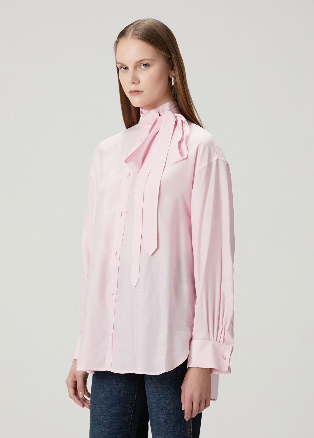 Kenzo Bow Pembe Gömlek görsel 3