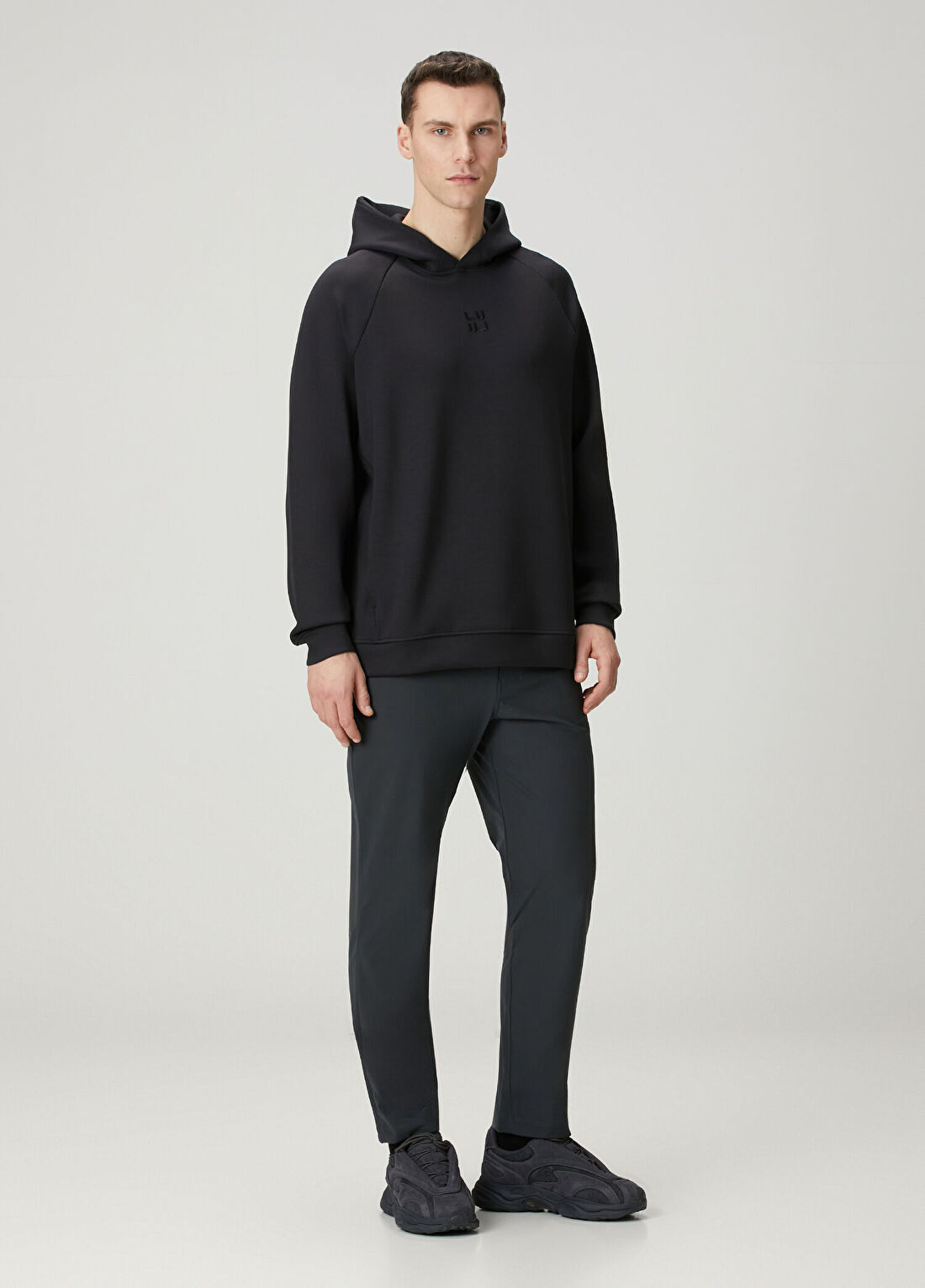 lululemon Smooth Spacer Pullover Siyah Kapüşonlu Sweatshirt görsel 2