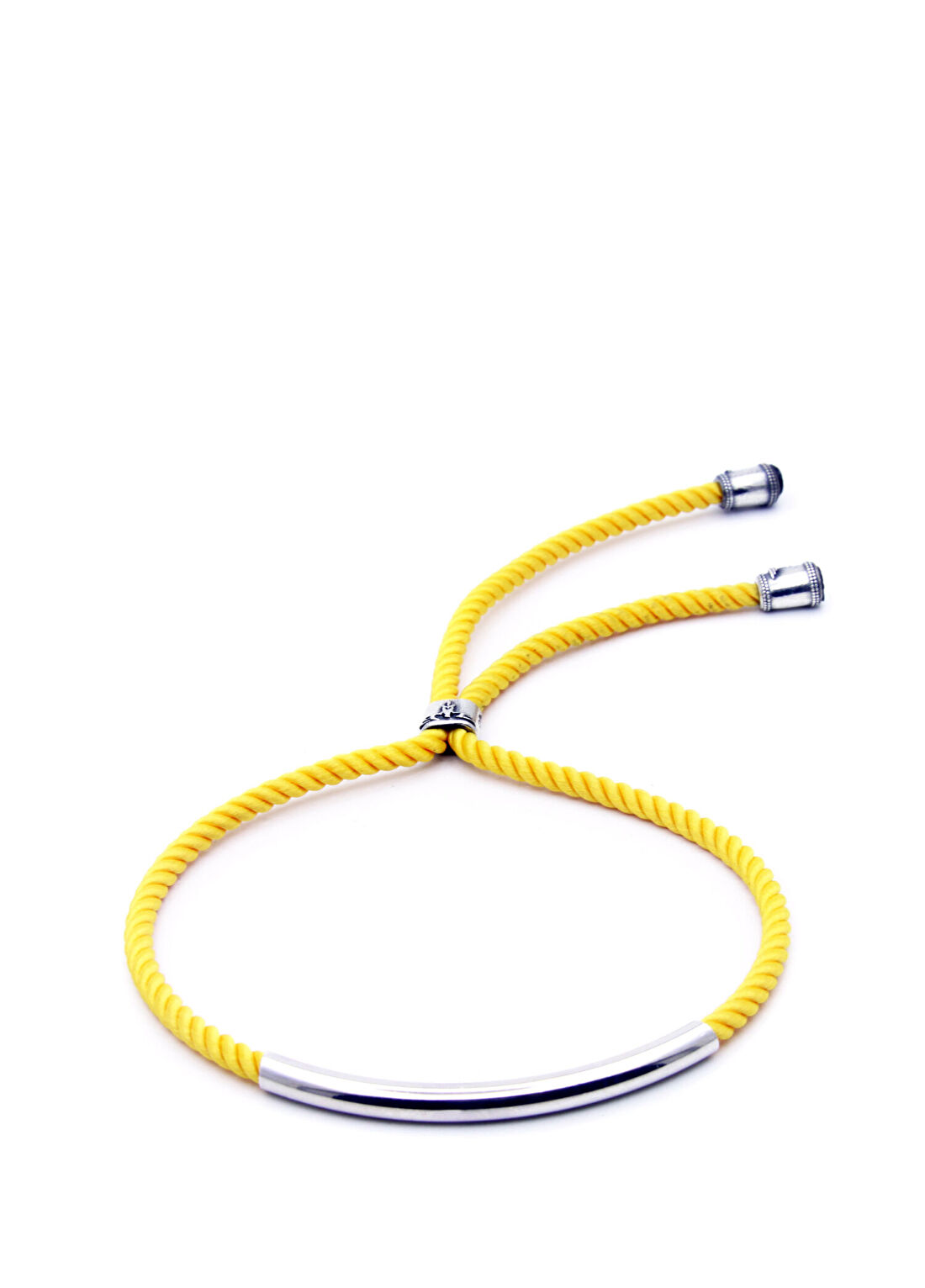 Kayra Khan Pipe Auger Rope Erkek Gümüş Bileklik