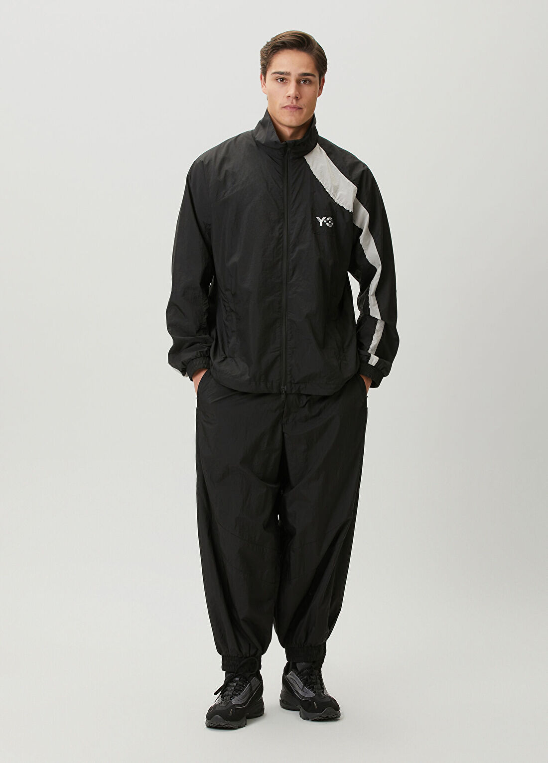 Y-3 Raw Edge 3 Stripes Naylon Kaplama Eşofman Altı