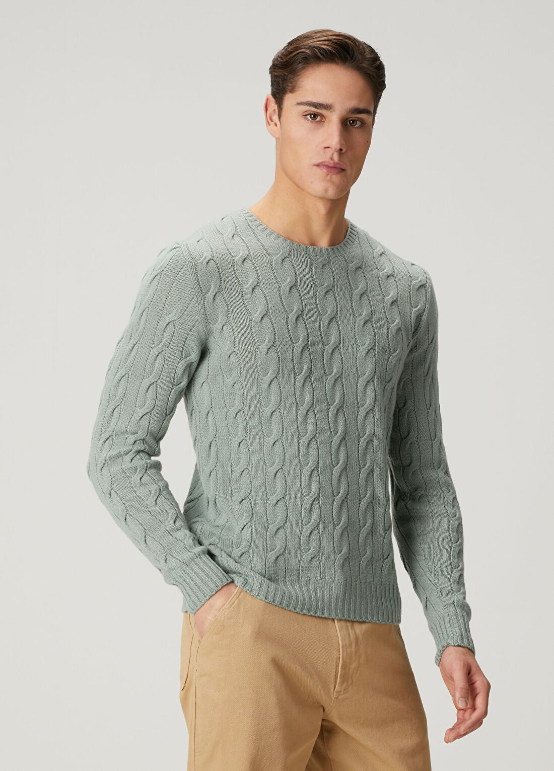 Ralph Lauren Purple Label Yeşil Yün Kazak