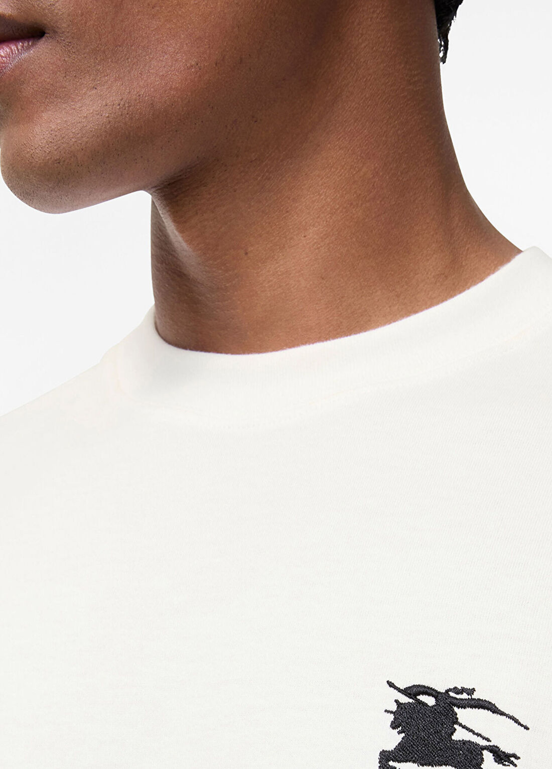 Burberry Seth Bnt Beyaz Kısa Kollu Erkek T-Shirt görsel 3