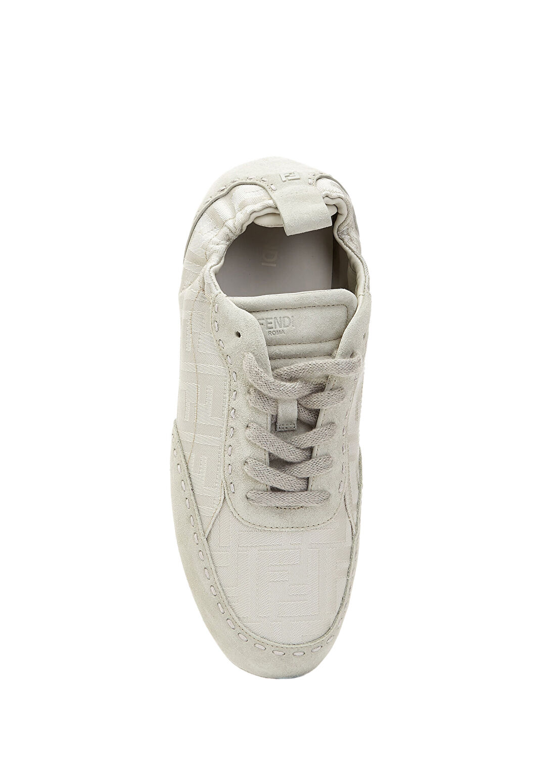 Fendi Fit Gri Erkek Deri Sneaker görsel 4