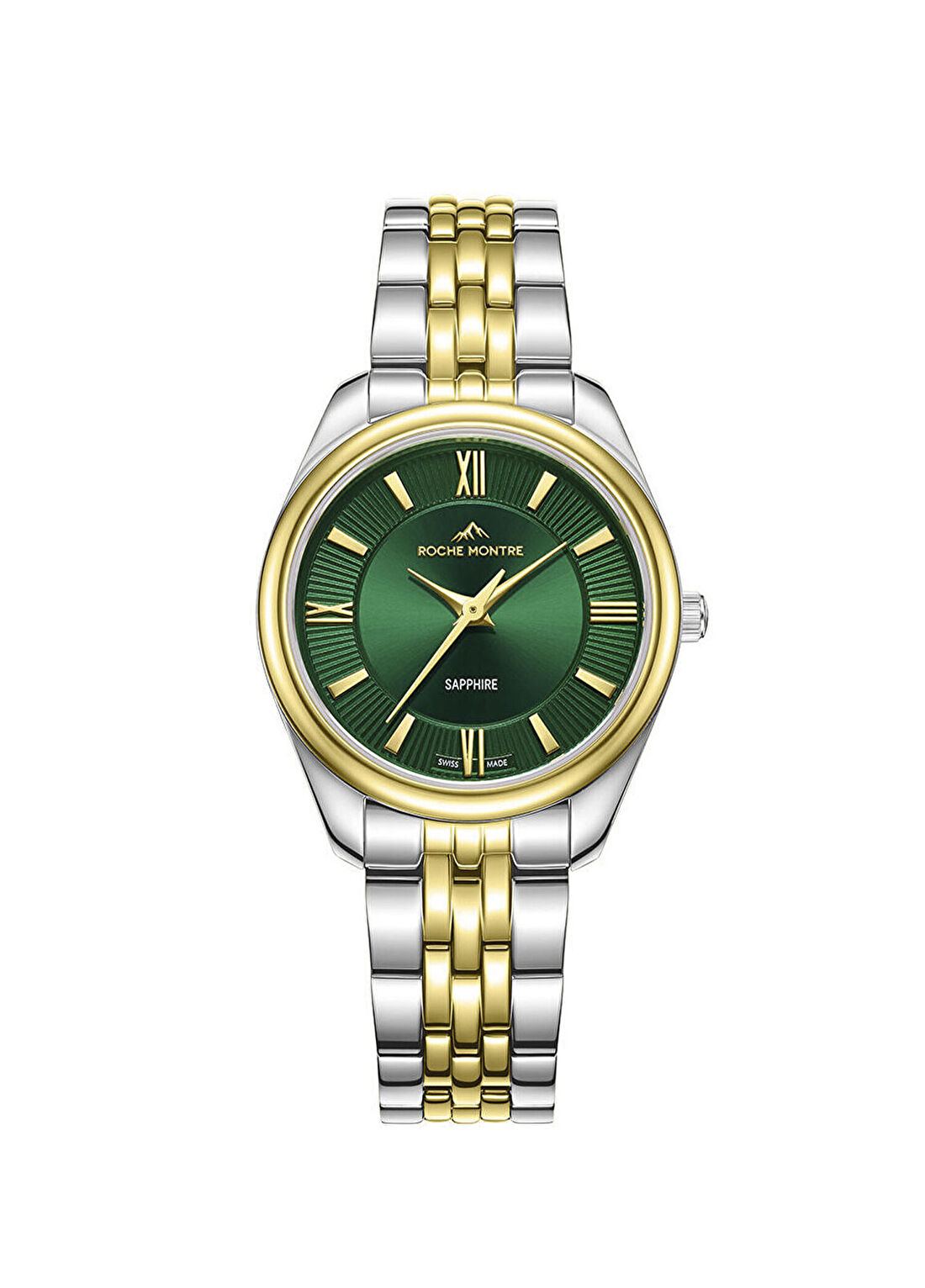Roche Montre RML7000-05 Altın Rengi Metalik Gri Çelik Kadın Kol Saati
