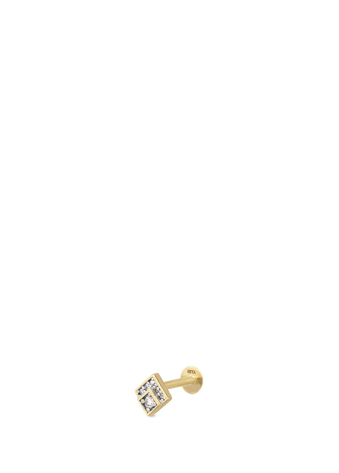 RITA Fine Jewelry Cubic 14 Ayar Altın Pırlanta Piercing