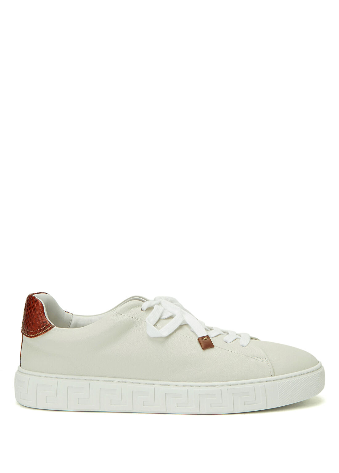 Versace Kırmızı Beyaz Erkek Deri Sneaker