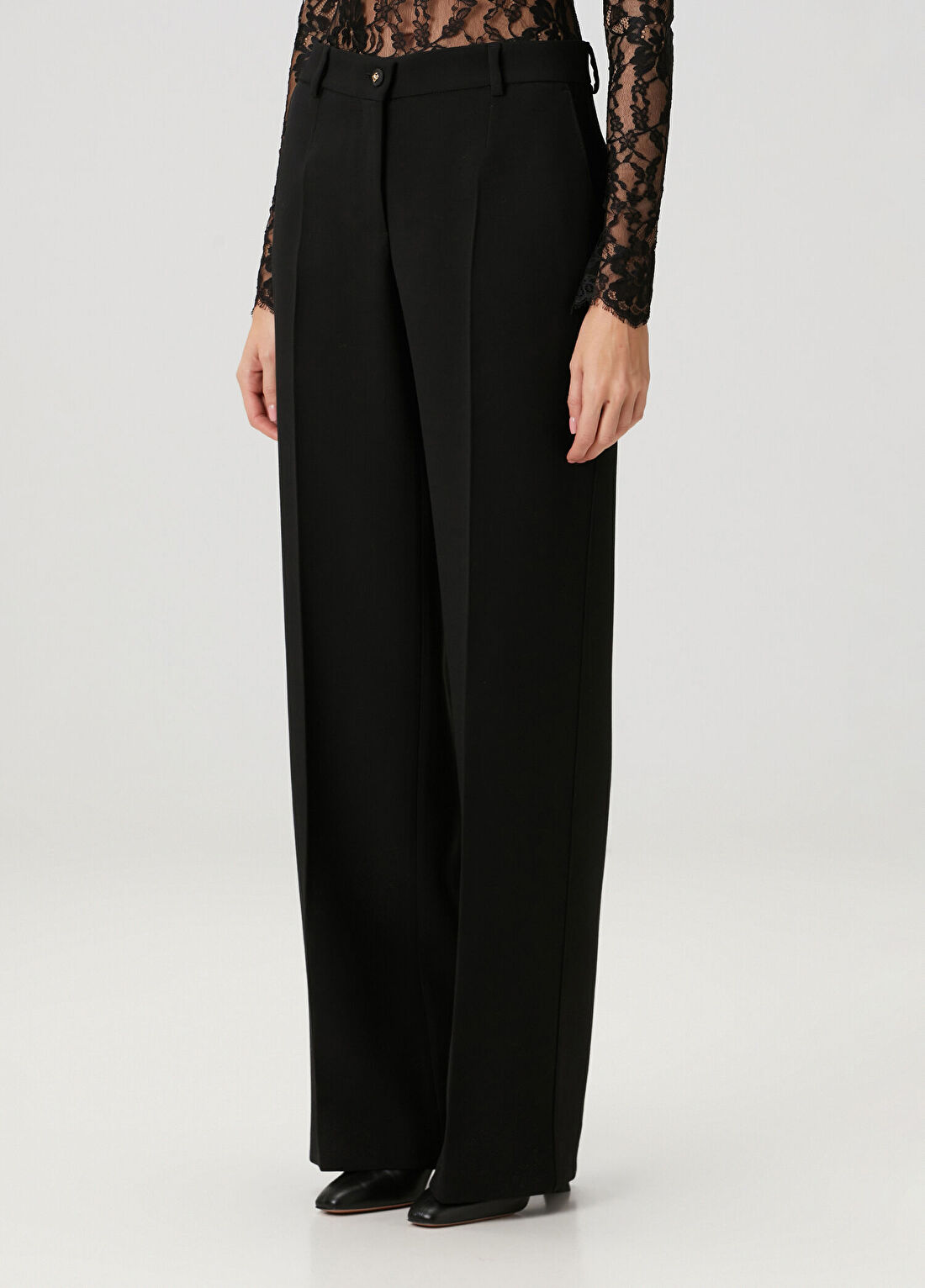 Dolce&Gabbana Siyah Yün Pantolon görsel 3