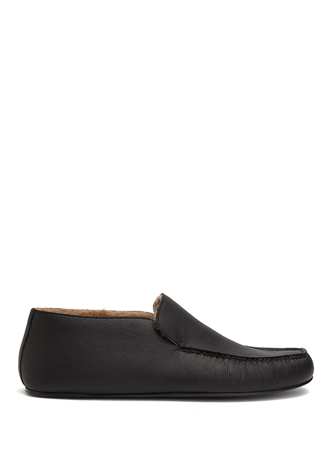 The Row Siyah Erkek Deri Loafer