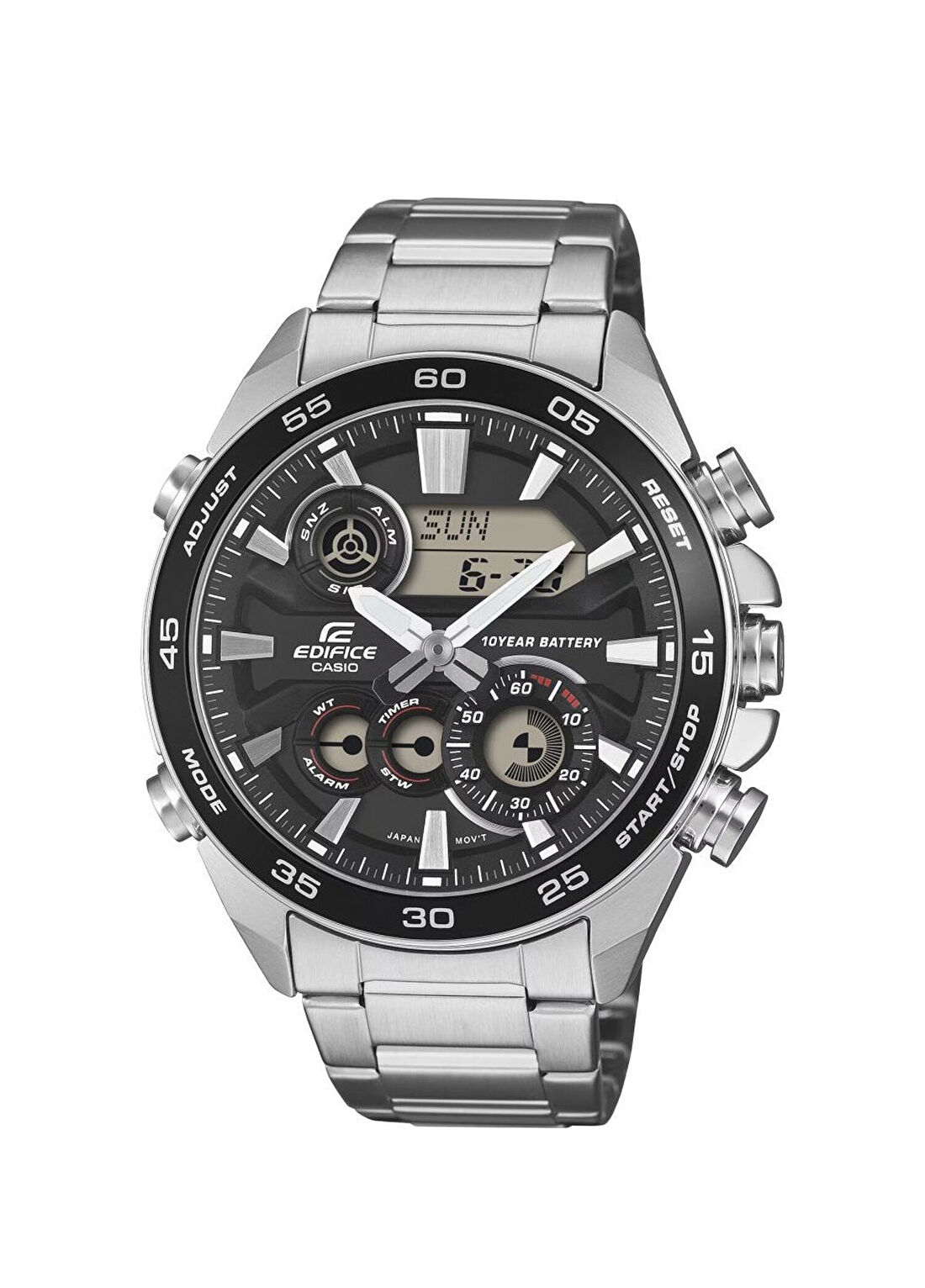 Casio ERA-130D-1ADF Gri Çelik Erkek Kol Saati