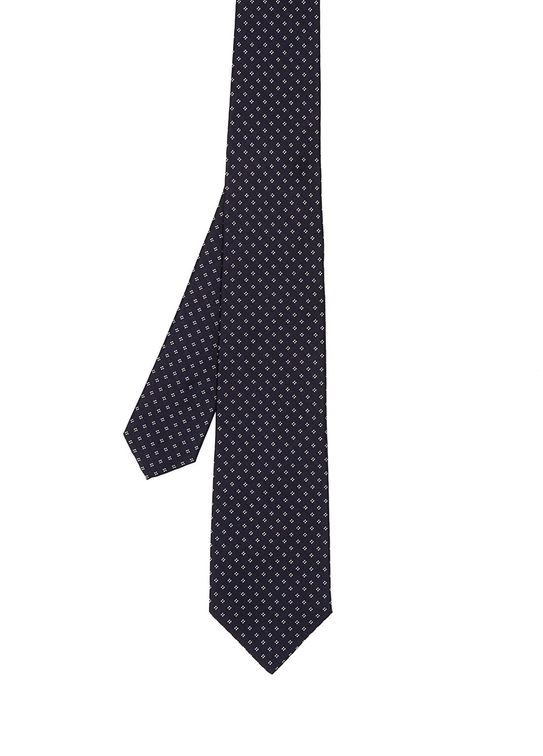 Kiton Lacivert Desenli İpek Kravat