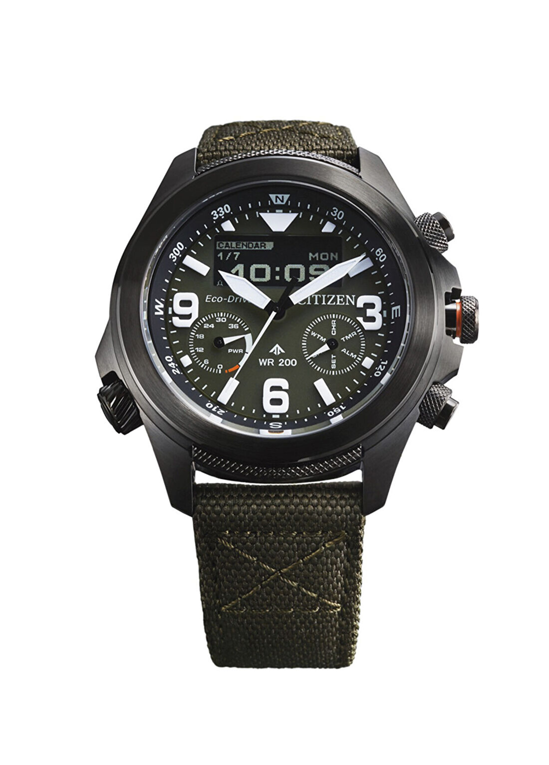 Citizen JV1005-02W Yeşil Unisex Kol Saati görsel 3