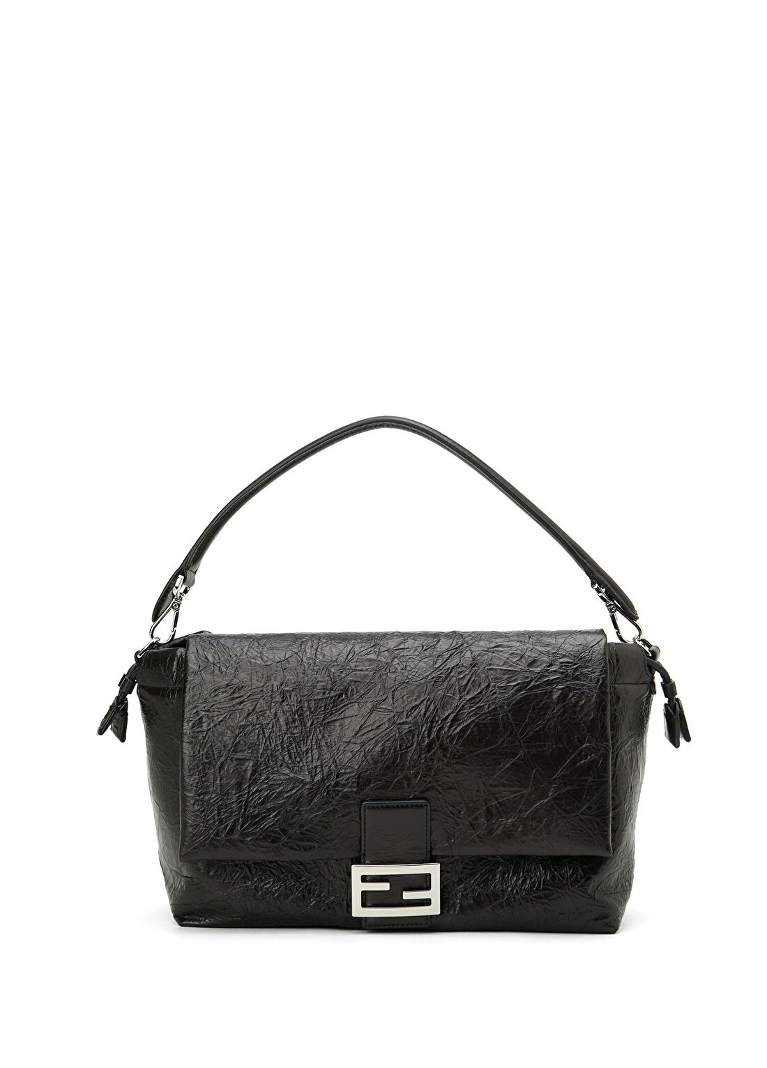 Fendi Soft Large Siyah Kadın Deri Çanta