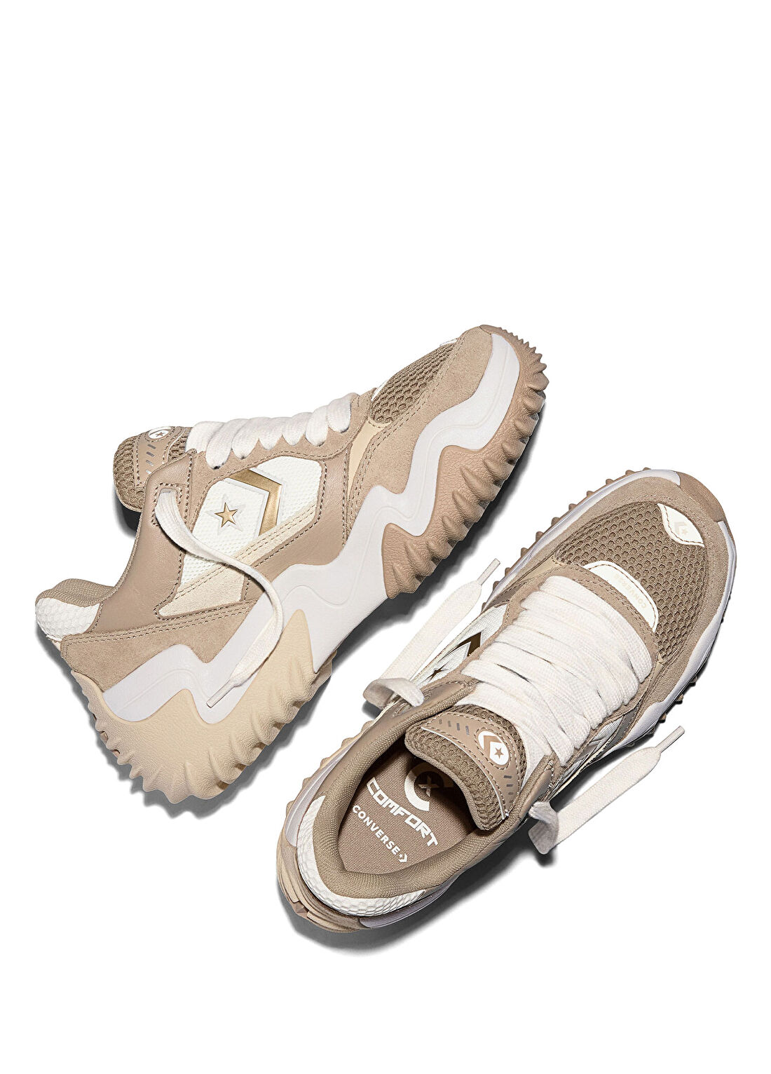 Converse Wave Motion Trainer Gri Deri Unisex Sneaker görsel 4