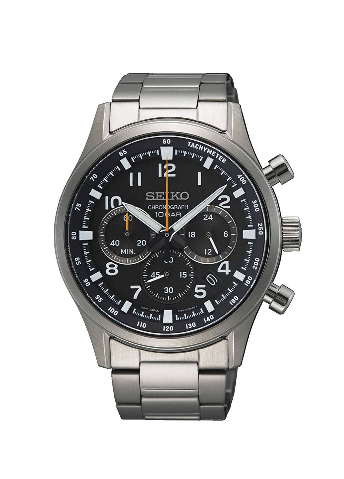 Seiko SEISB447P Metalik Gri Çelik Erkek Kol Saati