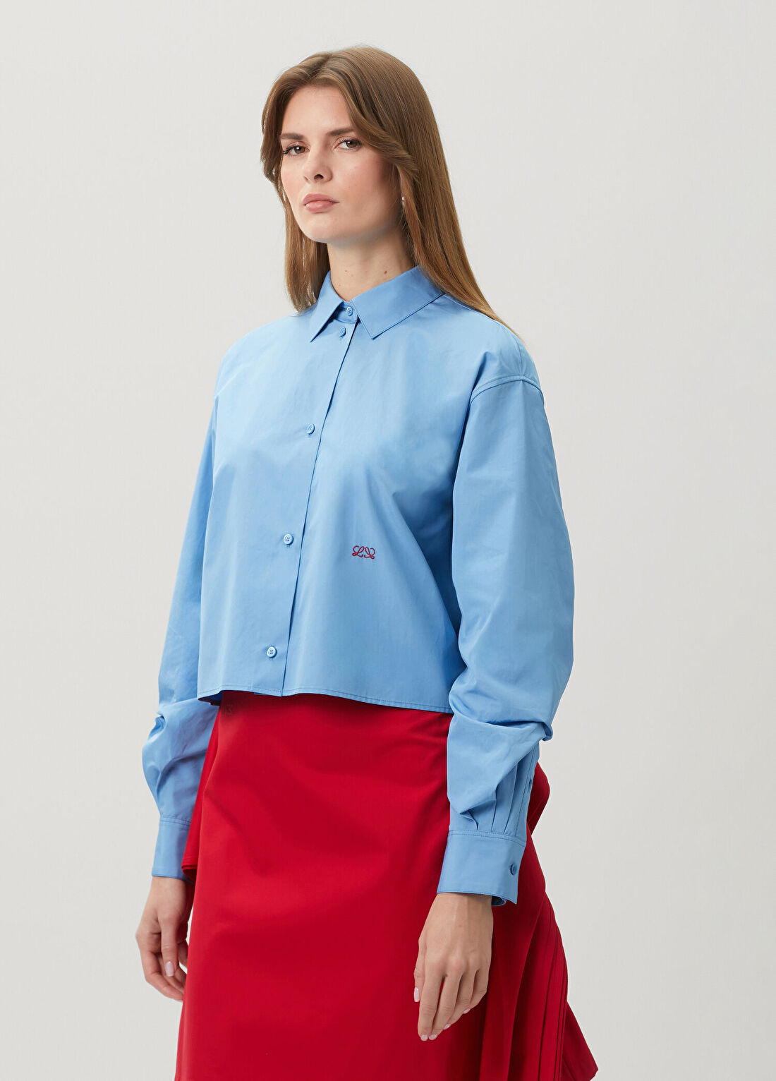 Loewe Relaxed Fit Mavi Gömlek görsel 3